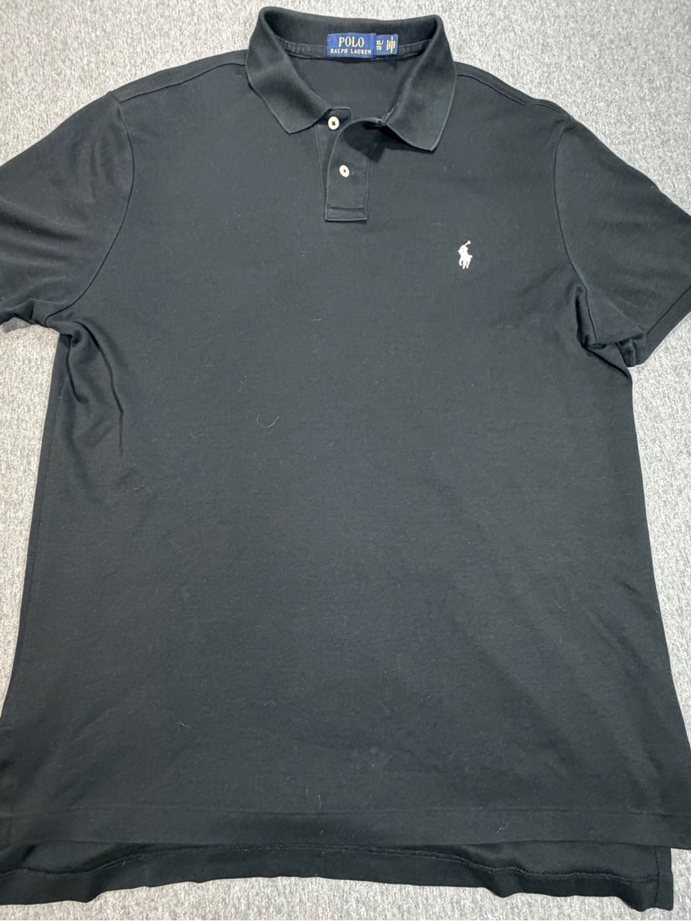 Polo by Ralph Lauren Black Short-Sleeve Men’s XL Polo 100% Cotton Soft